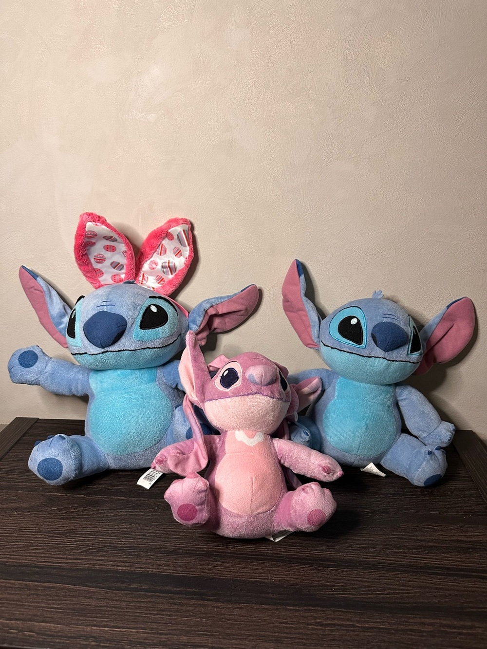 Disney STITCH Plush Bundle (3) - Assorted STITCH Plushes Lilo & Stitch Angel